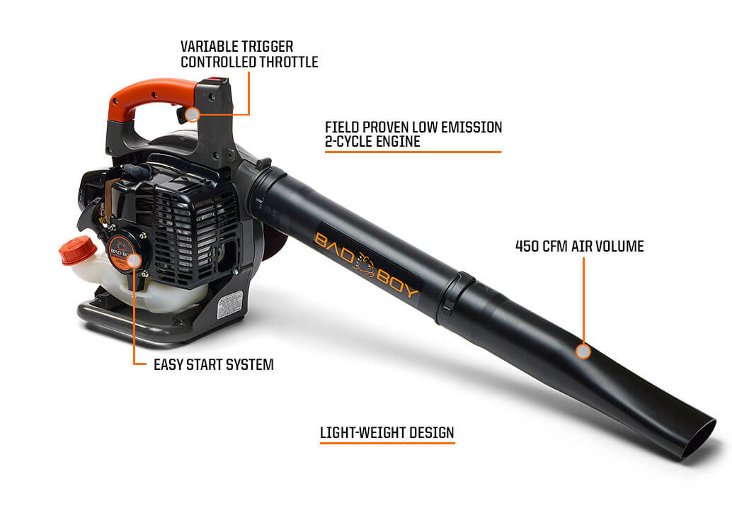 Gas-Powered Handheld Blower Features