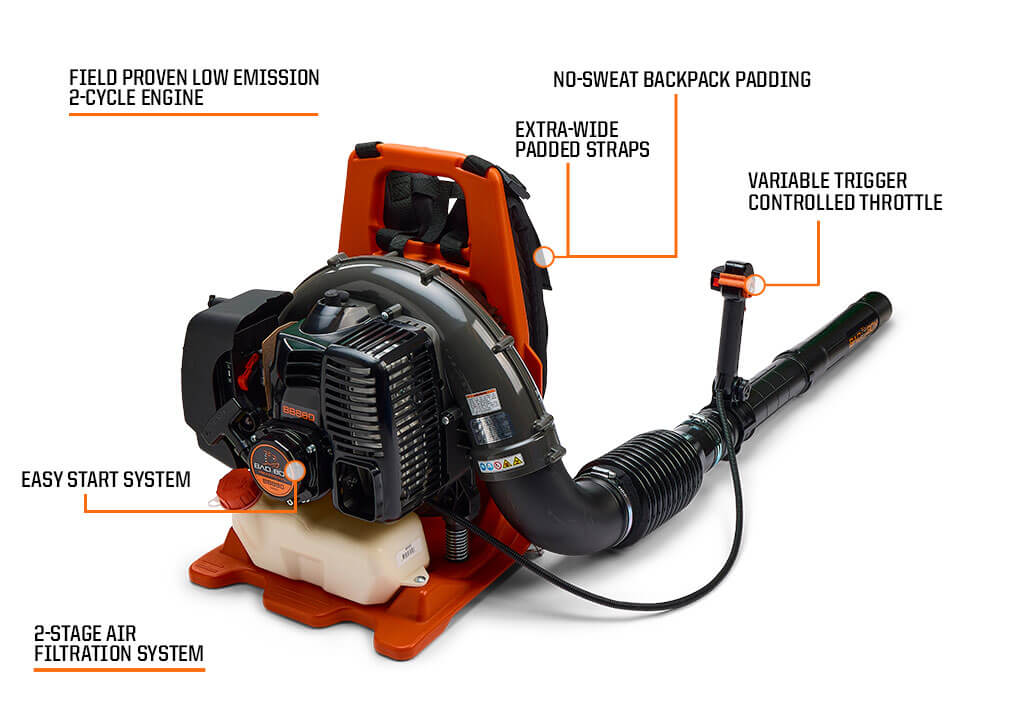 Gas-Powered Backpack Blower 880