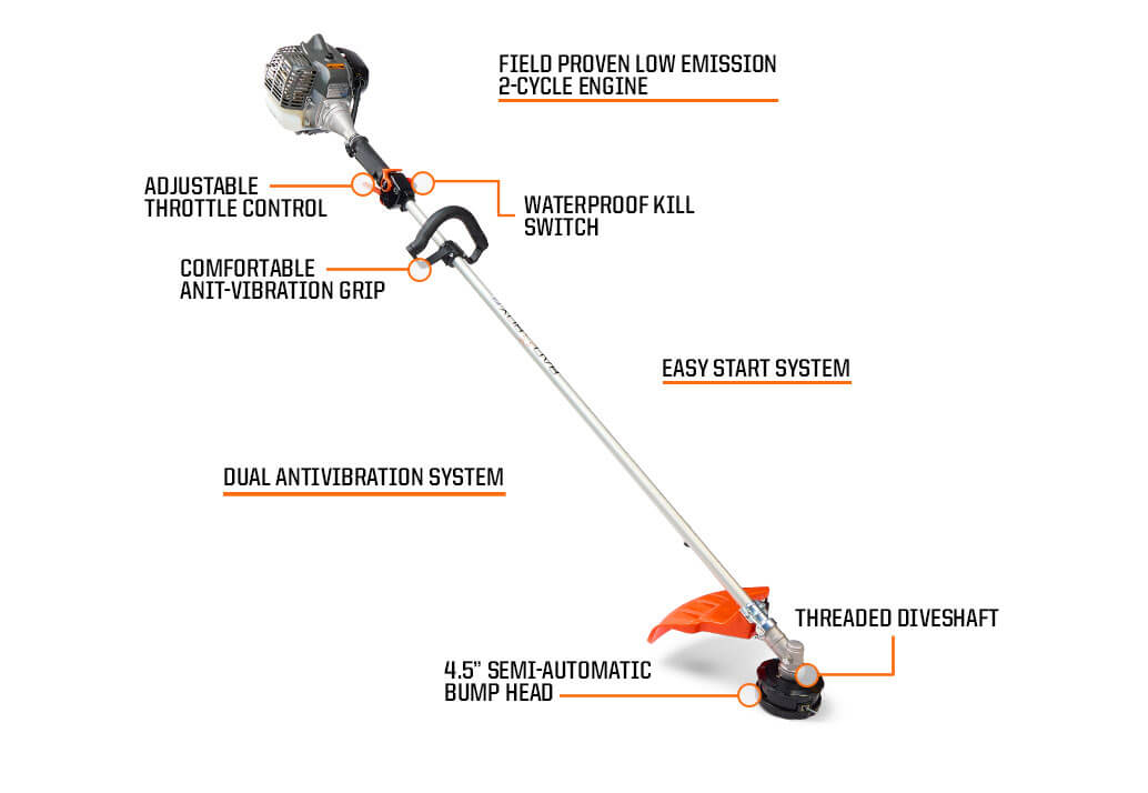 Gas-Powered String Trimmer ST254 Features